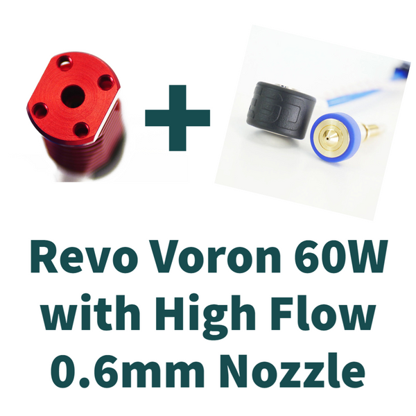 Revo Voron with 60W Heatercore and 0.6mm High Flow Nozzle Bundle