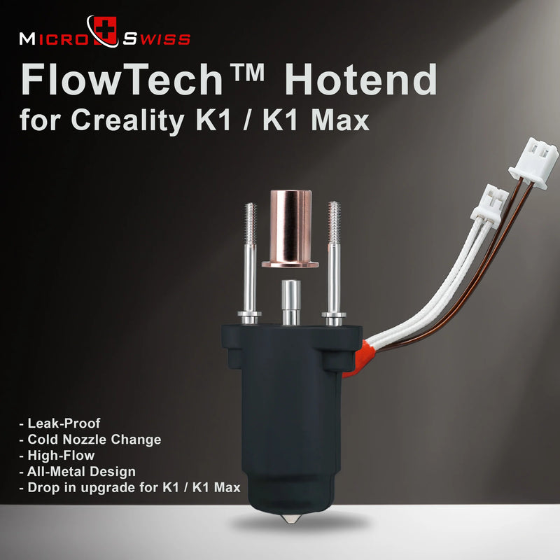 Micro Swiss FlowTech™ Hotend for Creality K1 / K1 Max