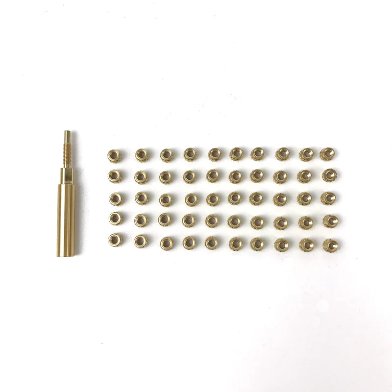 M4 Brass Heat Set Threaded Insert for Plastic Kit with Tool