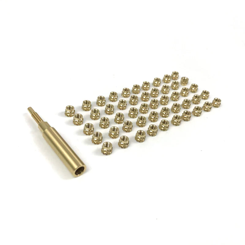 M3 Brass Heat Set Threaded Insert for Plastic Kit with Tool