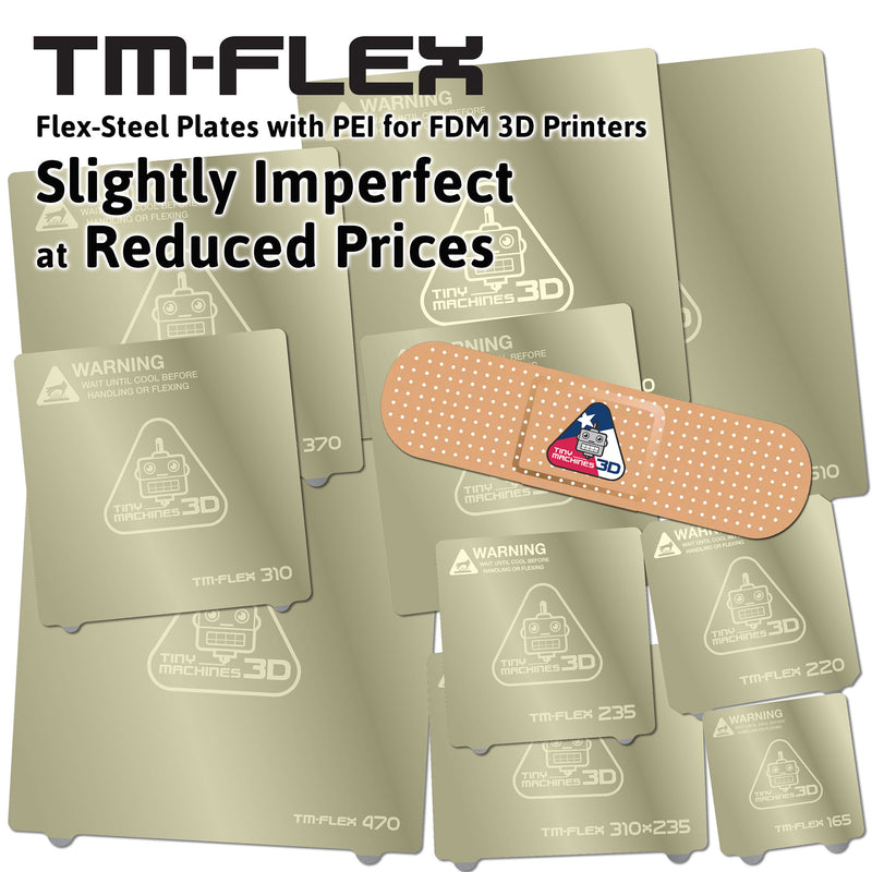 TM-FLEX - Magnetic Print Surface with PEI - Build Plates - B Stock