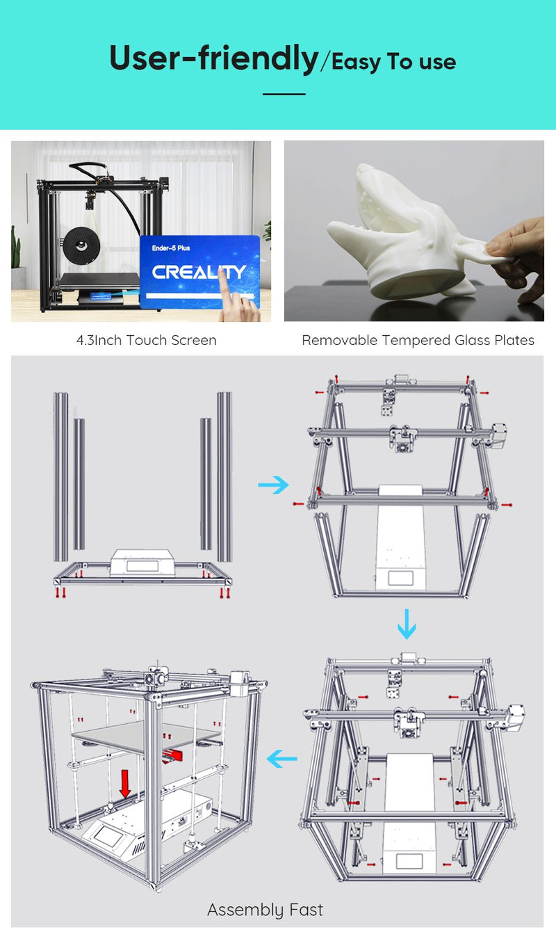 Ender 5 Plus 3D Printer