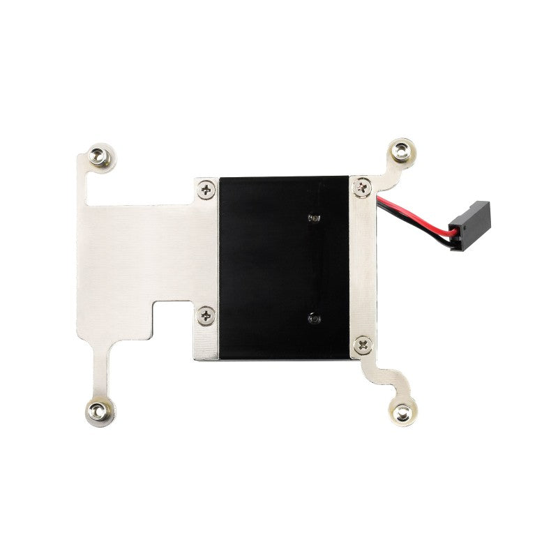 Low-Profile CPU Cooling Fan for Raspberry Pi 4B/3B+/3B, with Aluminum Alloy Bracket